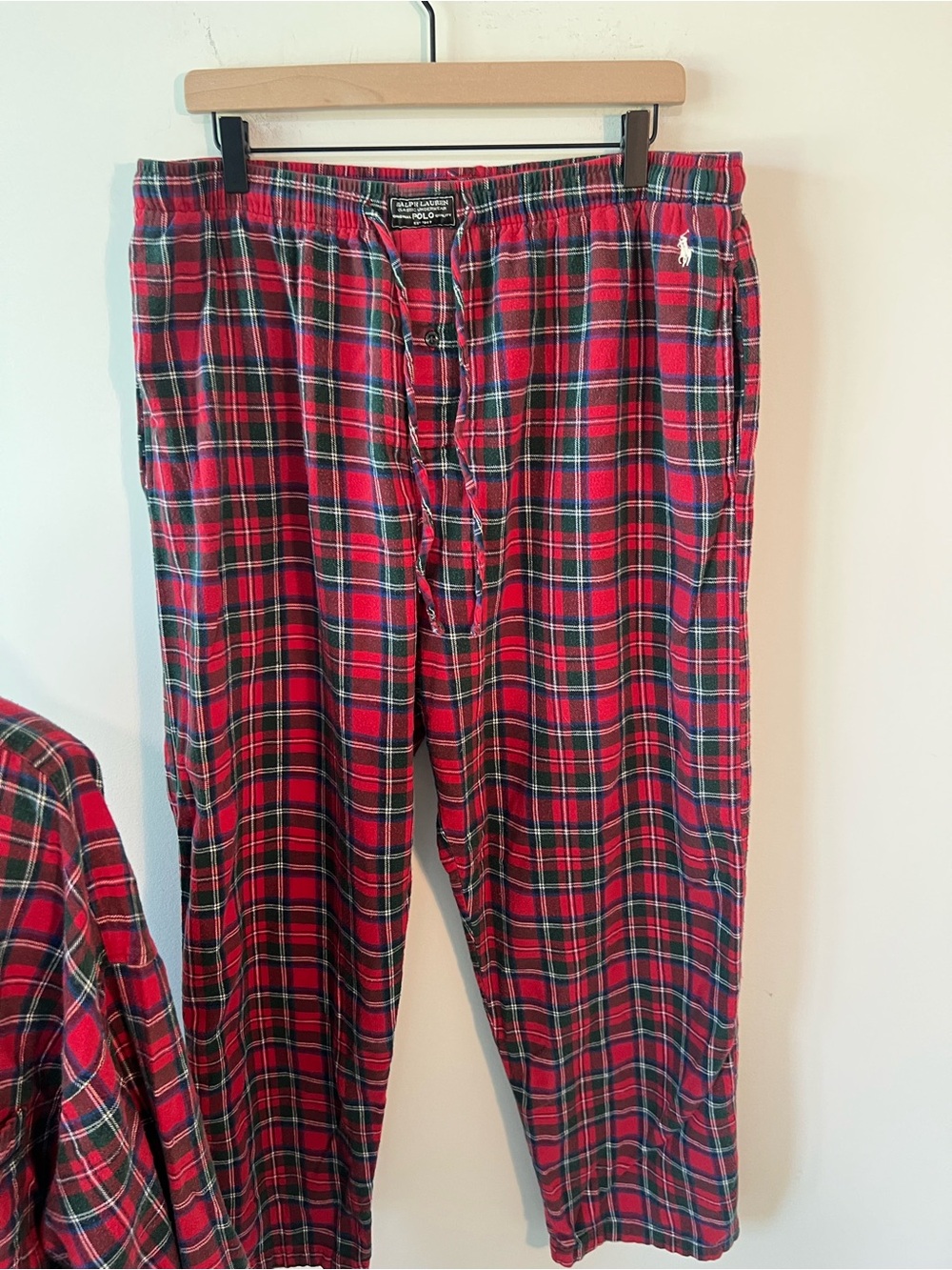 Polo Ralph Lauren Plaid Flannel Panama Set with Horse Logo - Picture 3 of 10